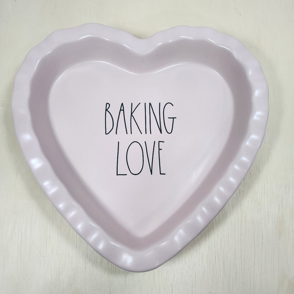 Rae Dunn Baking Love Heart  Baking Dish-Pink